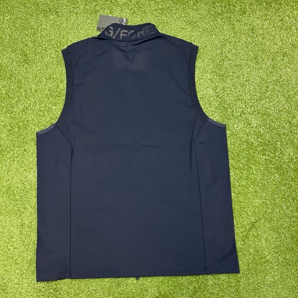 G/Fore Interlock Performer Vest Size XL Stretch Tech Twighlight Navy NWT - Picture 8 of 13